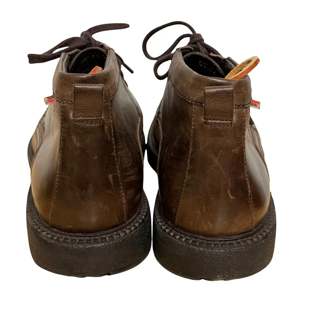 Stonefly Brown Leather Moc Toe Chukka Boots Men's‎ EU 44 10.5-11